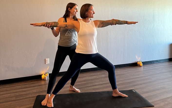 Warrior Two pose