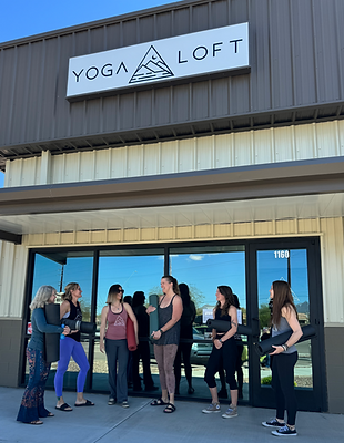 a group of Yoga Loft Tucson's Yoga teachers at YTT Yoga Teacher training